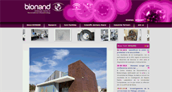 Desktop Screenshot of bionand.es