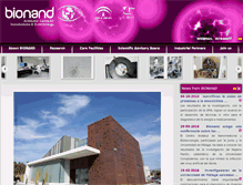 Tablet Screenshot of bionand.es